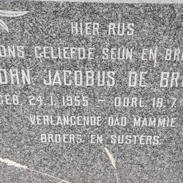 BRUYN John Jacobus, de 1955-1971