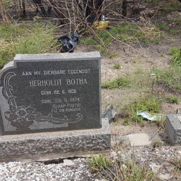 BOTHA Herholdt 1905-1974