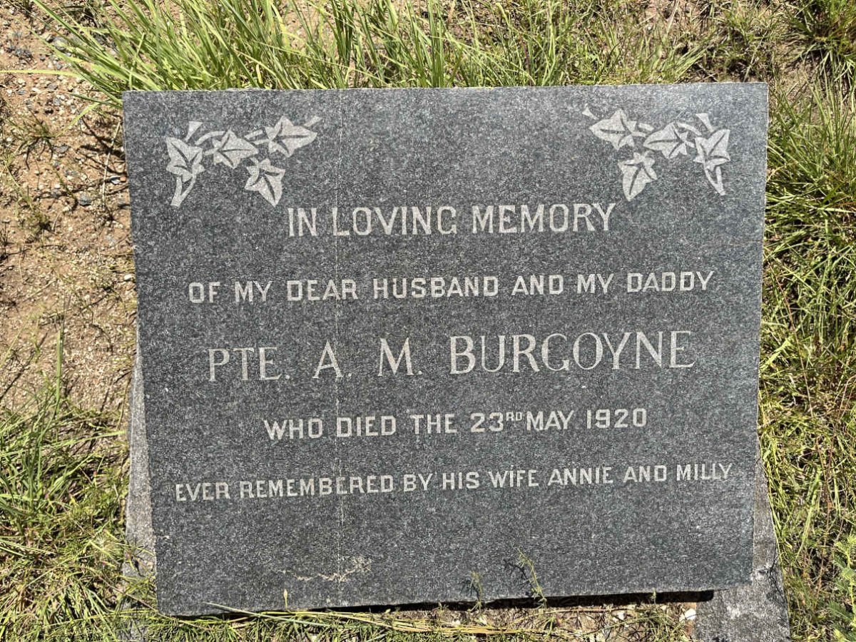 BURGOYNE A.M. -1920