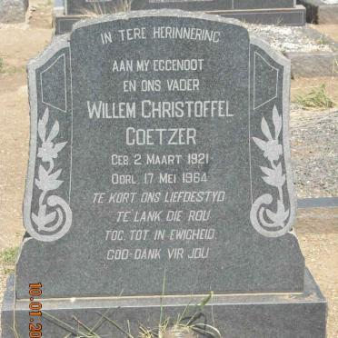 COETZER Willem Christoffel 1921-1964