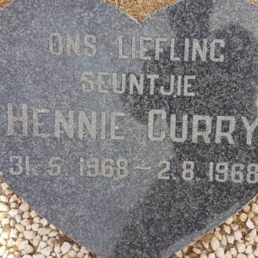 CURRY Hennie 1968-1968