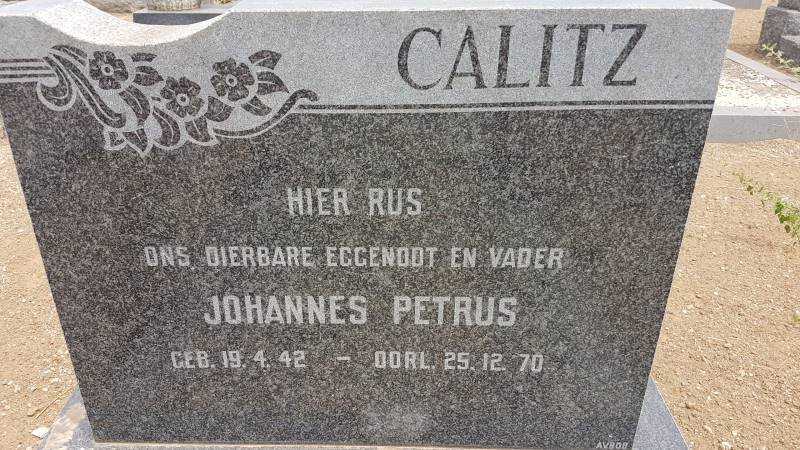 CALITZ Johannes Petrus 1942-1970