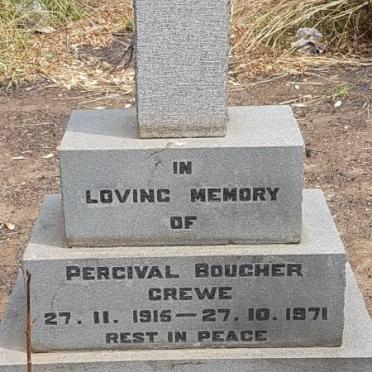 CREWE Percival Boucher 1915-1971