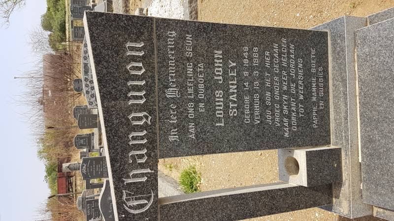 CHANGUION Louis John Stanley 1949-1968