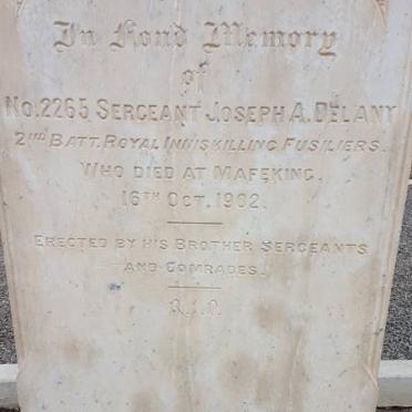 DELANY Joseph A. -1902