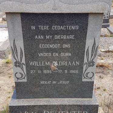 DEVENTER Willem Adriaan, van 1895-1965