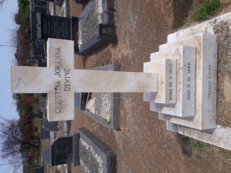 DEVINE Henry Charles 1892-1983 &amp; Christina Johanna 1902-1968