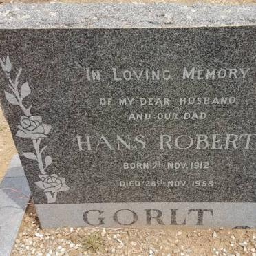GORLT Hans Robert 1912-1958