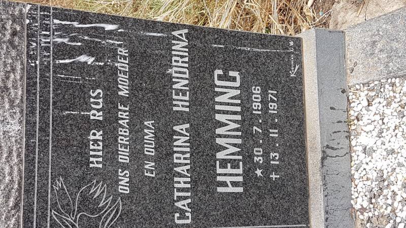 HEMMING Catharina Hendrina 1906-1971