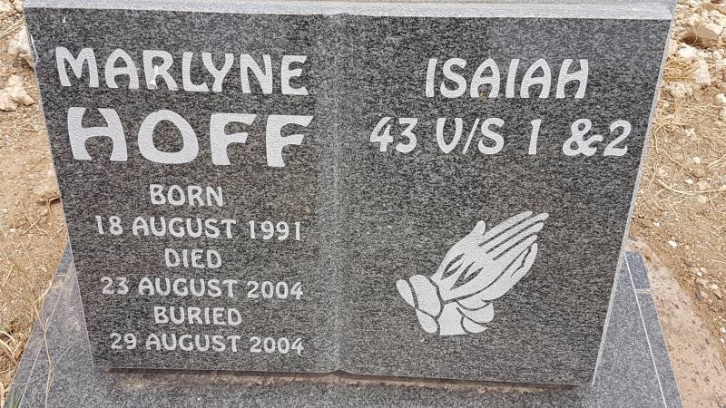 HOFF Marlyne 1991-2004