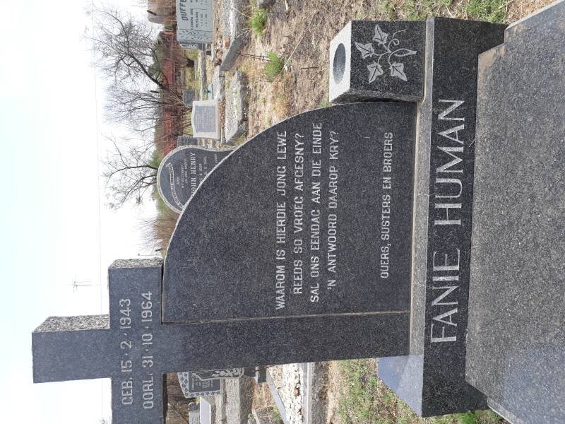 HUMAN Fanie 1943-1964
