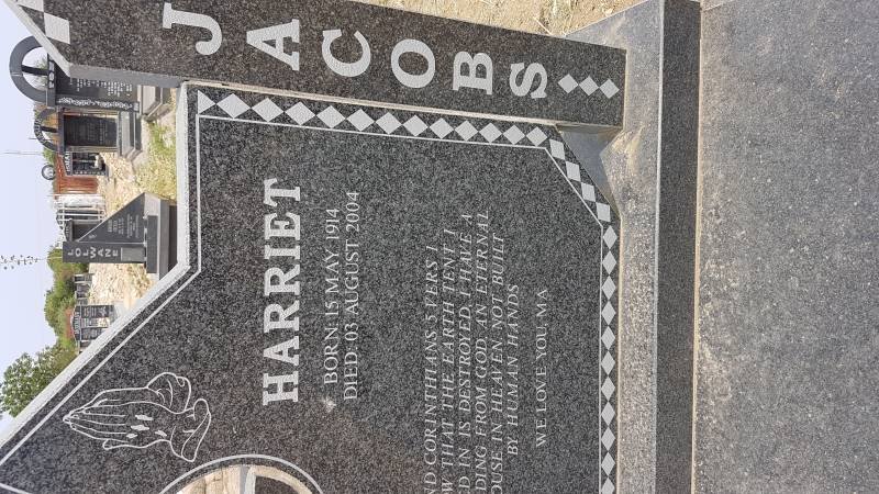 JACOBS Harriet 1914-2004
