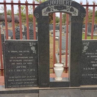 JOUBERT Joffre 191?-1974 :: JOUBERT Boet 1940-1987