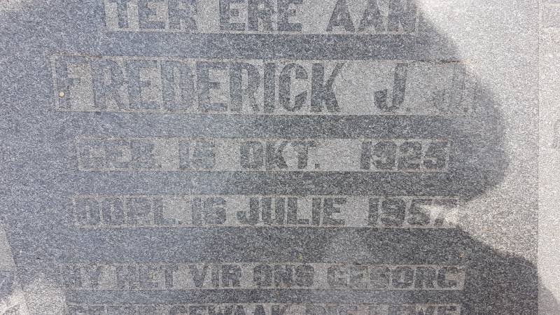 JANSEN Frederick J.J. 1925-1957
