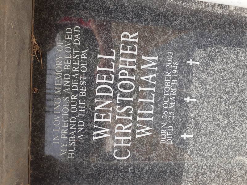 JOHNSON Wendell Christopher William 1948-2003