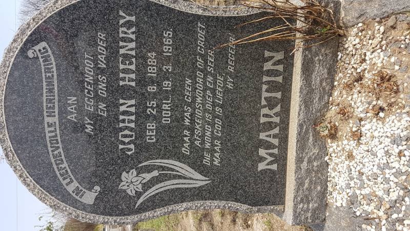 MARTIN John Henry 1884-1965
