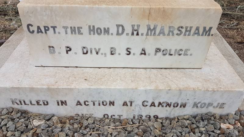 MARSHAM D.H. -1899