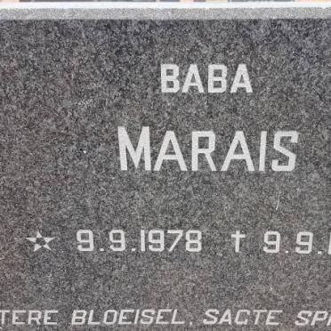 MARAIS Baba 1978-1978