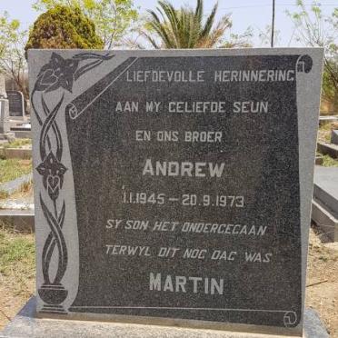 MARTIN Andrew 1945-1973