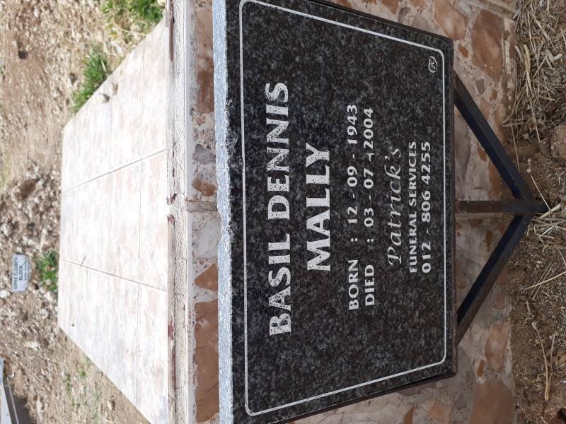 MALLY Basil Dennis 1943-2004