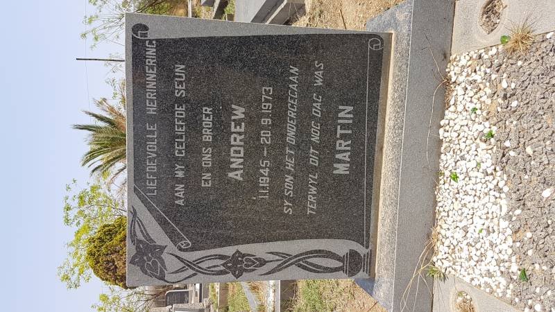 MARTIN Andrew 1945-1973