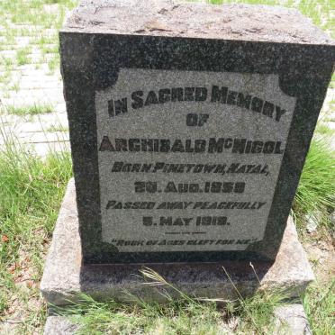MCNICOL Archibald 1859-1919