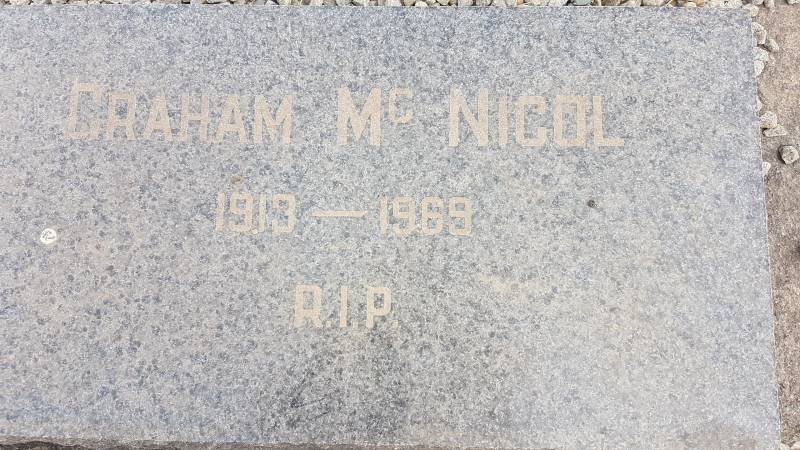 McNICOL Graham 1913-1969