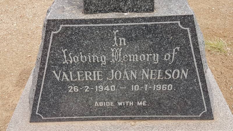 NELSON Valerie Joan 1940-1960