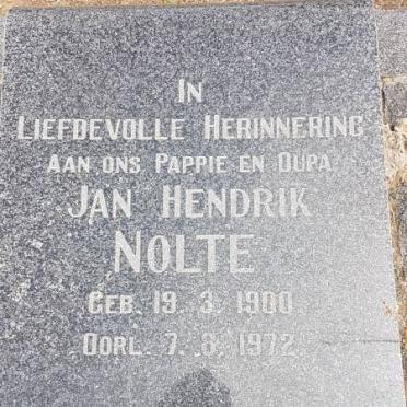 NOLTE Jan Hendrik 1900-1972