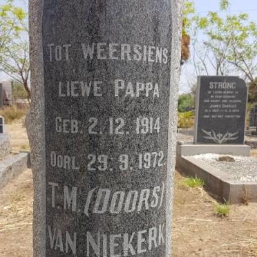 NIEKERK T.M., van 1914-1972