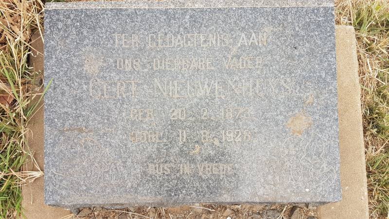 NIEUWENHUYS Gert 1873-1928