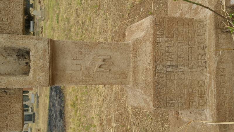 NAIDOO Mary Josephine Rengethamal Francis 1920-1921