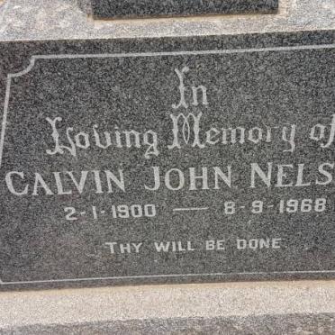 NELSON Calvin John 1900-1968
