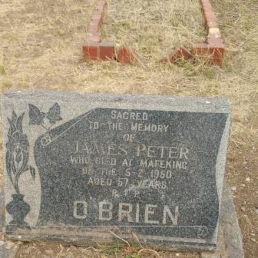 O'BRIEN James Peter -1960
