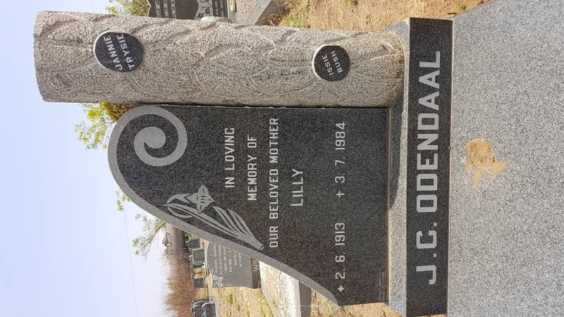 ODENDAAL J.C. 1913-1984