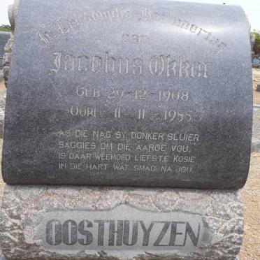 OOSTHUYZEN Jacobus Okker 1908-1955
