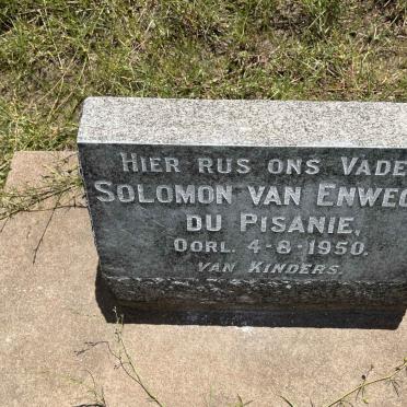 PISANIE Solomon van Enwegen, du -1950