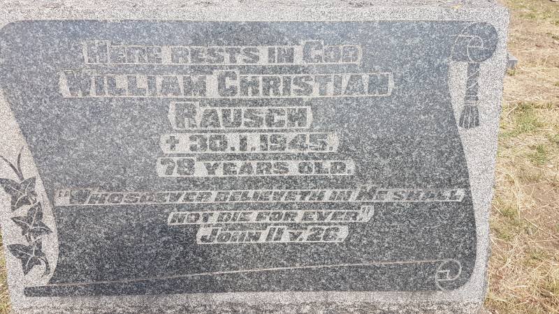 RAUSCH William Christian -1945