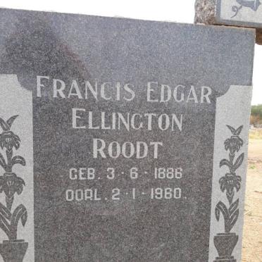 ROODT Francis Edgar Ellington 1886-1960