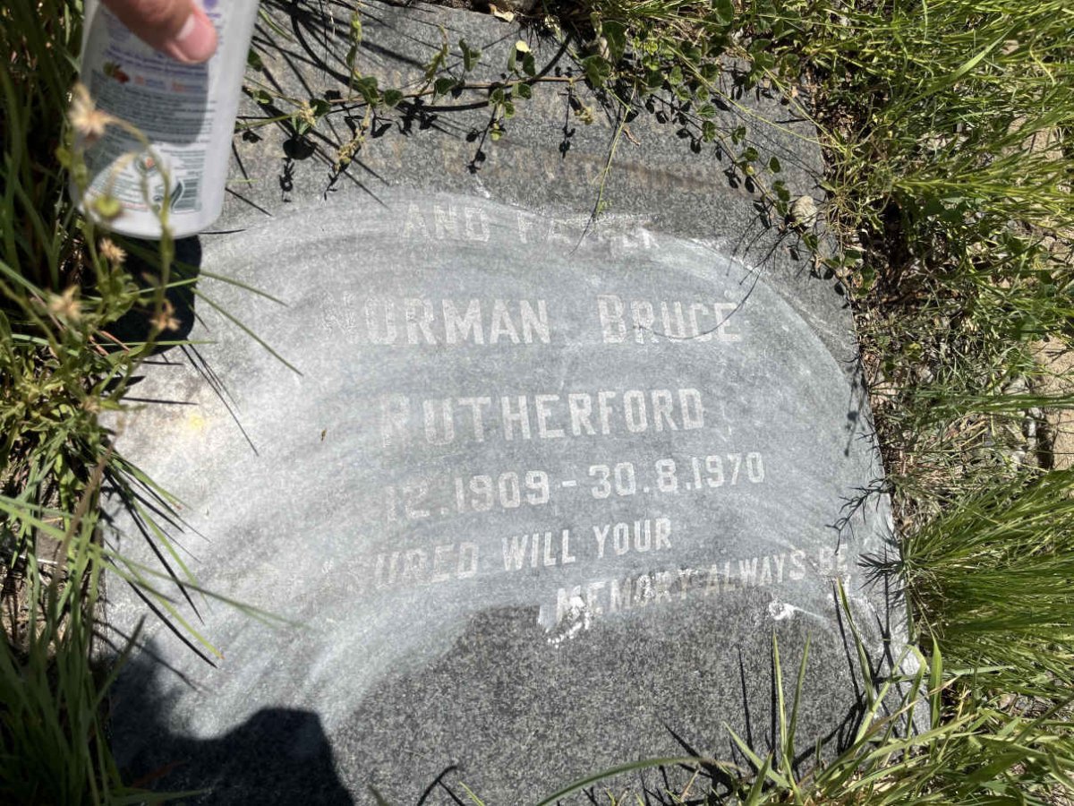 RUTHERFORD Norman Bruce 1909-1970