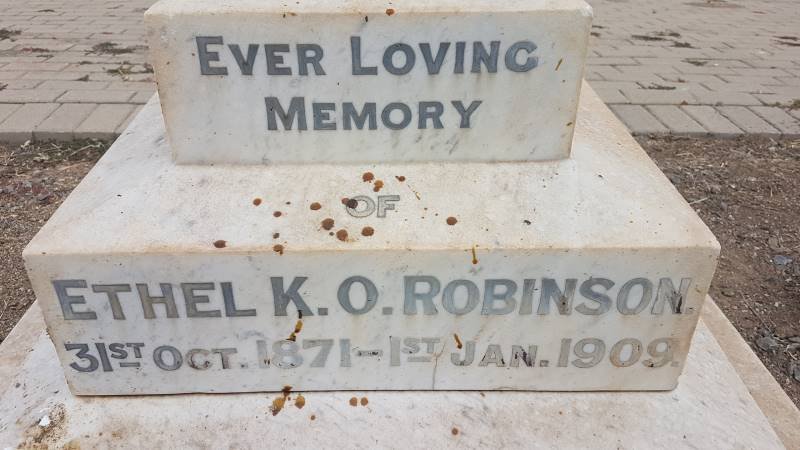 ROBINSON Ethel K.O. 1871-1909