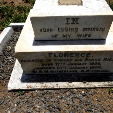 RIESLE Florence 1886-