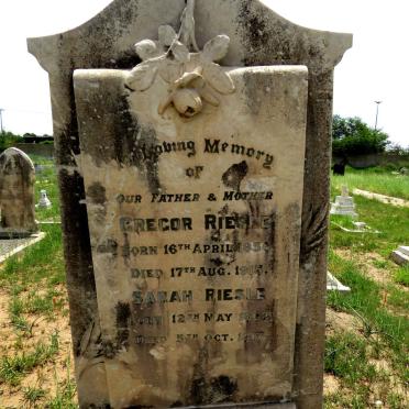 RIESLE Gregor 1856-1915 & Sarah 1862-1917