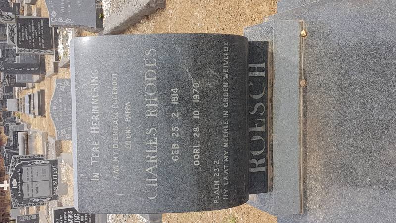 ROESCH Charles Rhodes 1914-1970