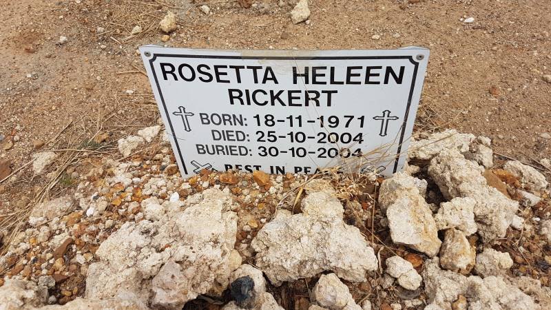 RICKERT Rosetta Heleen 1971-2004