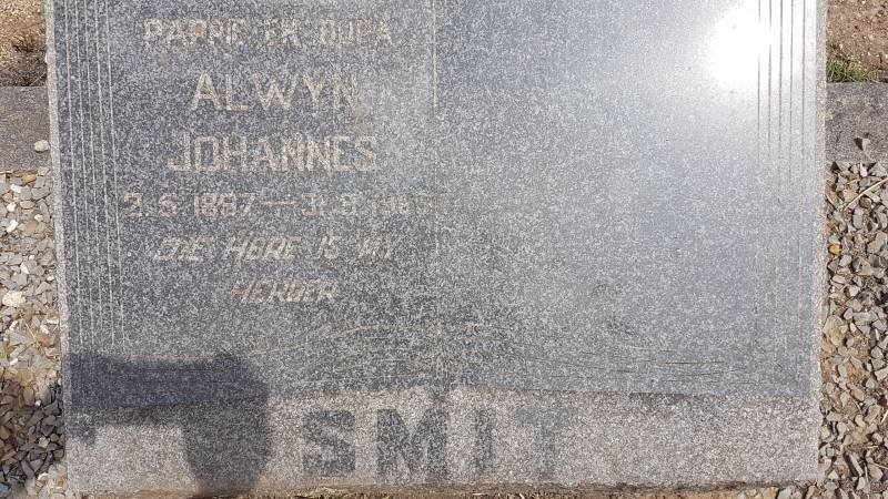 SMIT Alwyn Johannes 1897-?