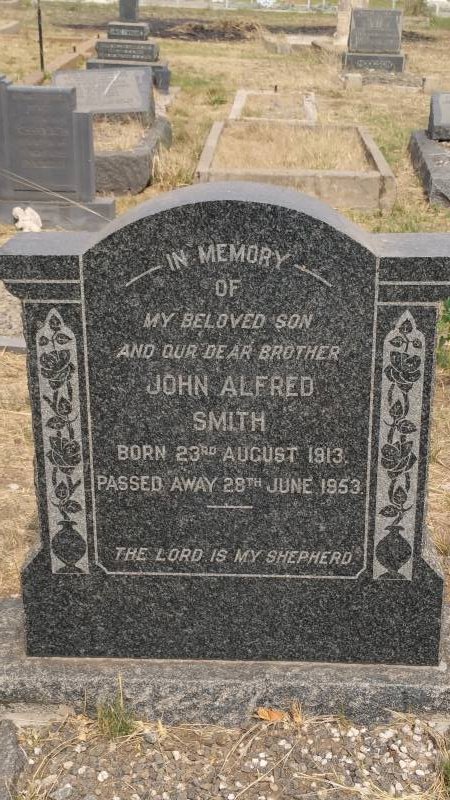 SMITH Johan Alfred 1913-1953