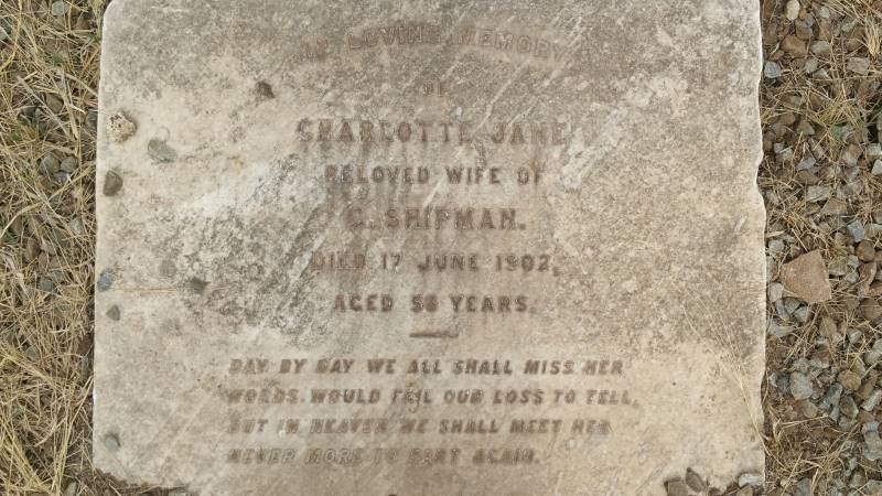 SHIPMAN Charlotte Jane -1902