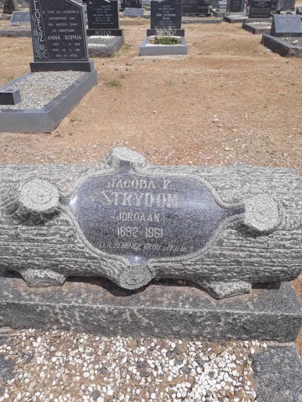 STRYDOM Jacoba P. nee JORDAAN 1892-1961