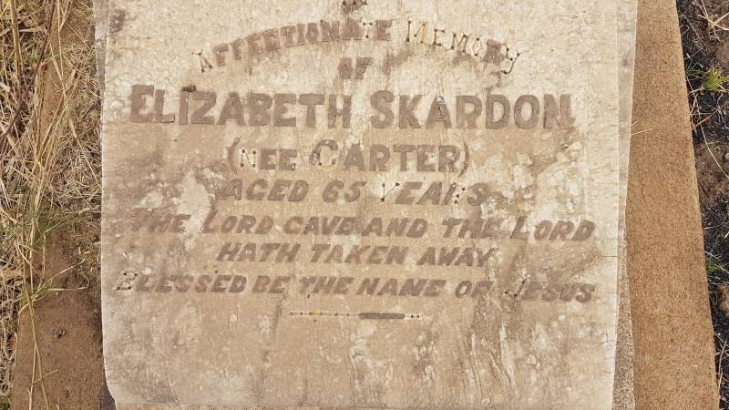 SKARDON Elizabeth nee CARTER